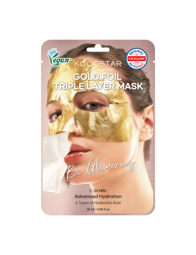 Kocostar Gold Foil Triple Layer Mask