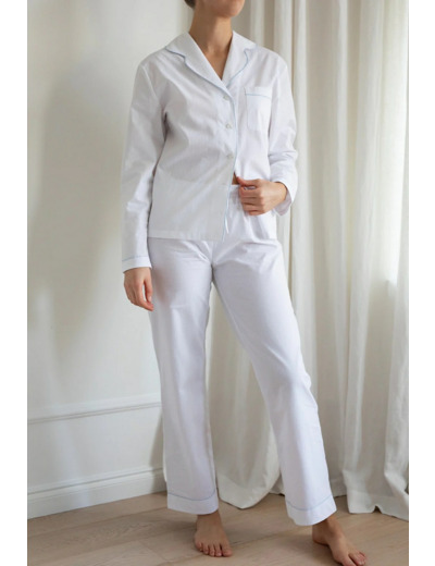 COTTON PYJAMA WHITE S/M