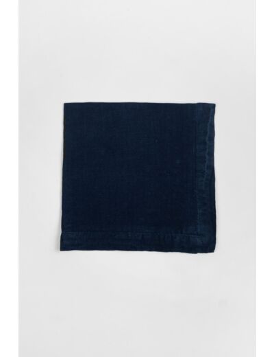 BALMUIR, Sisilia-pellavalautasliina, 45x45cm, dark navy