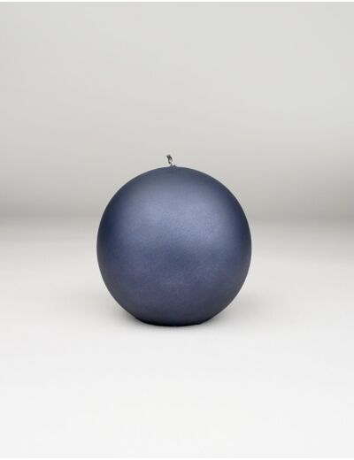 BALMUIR, Velvet pallokynttilä, 10cm, dark navy