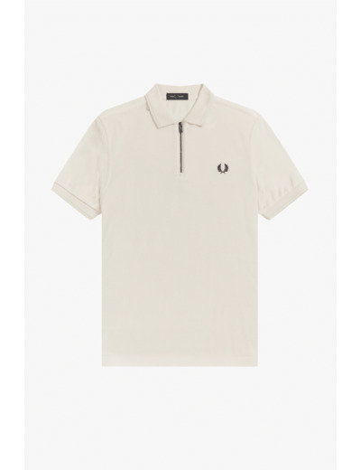 Fred Perry Towelling Zip Neck Pikeepaita