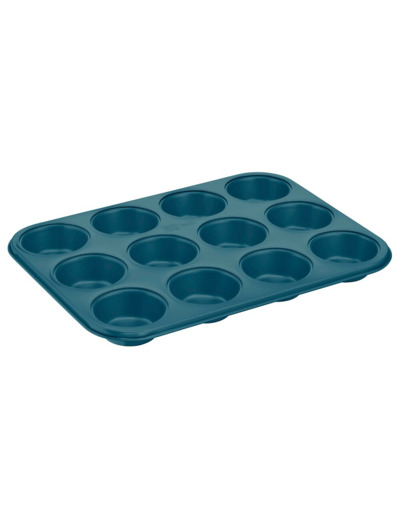 Jamie Oliver Bakeware 12 muffin plate blue