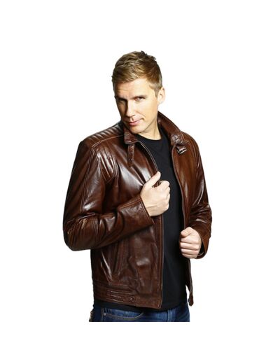 Tom men leather jacket