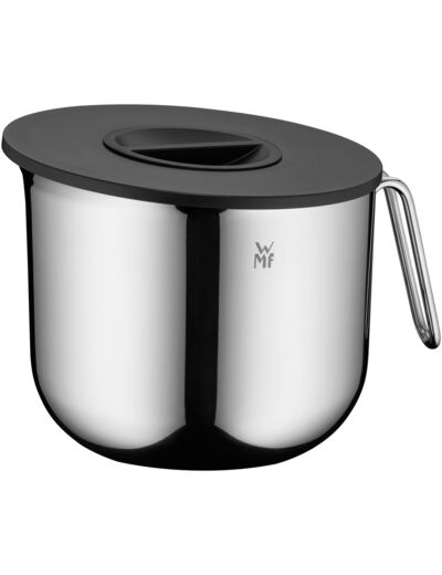 Mixing bowl w. splash guard lid 18,5 cm/2,5 l., plastic lid/stainless steel