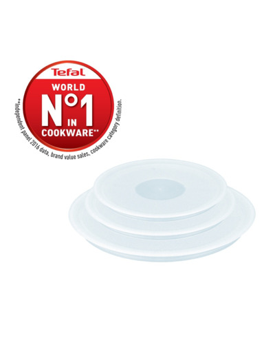 Ingenio plastic lid set 16 / 18 / 20 cm