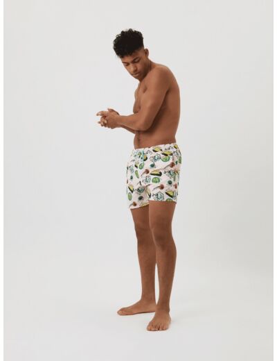 BORG PRINT SWIM SHORTS