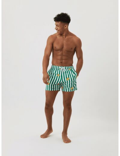 BORG PRINT SWIM SHORTS