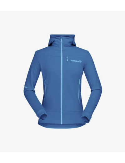 Falketind warmwool2 stretch Zip Hood (W)