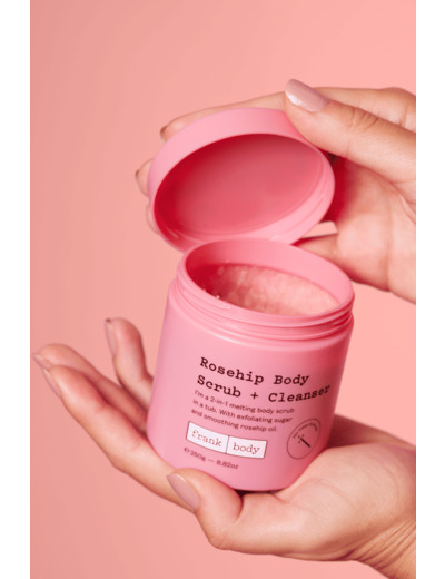 Frank Body Rosehip Body Scrub + Cleanser 250g