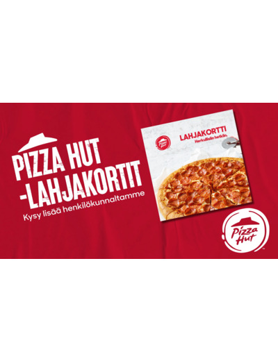 Pizza Hut lahjakortti