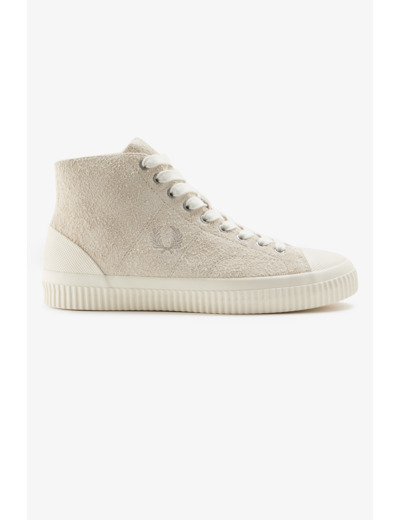 Fred Perry Hughes Mid Textured Suede Shoe