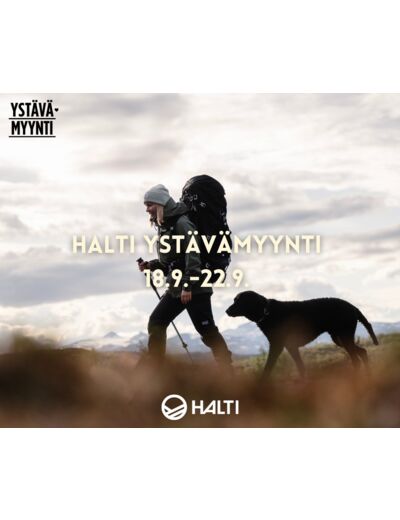 Halti ystävämyynti 18.9.-22.9.