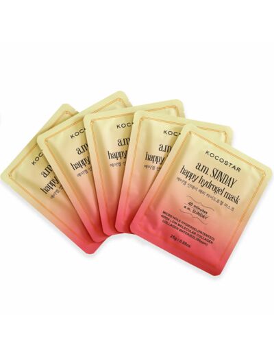 a.m. SUNDAY Hydrogel Mask 5 pcs