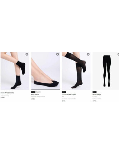 Hosiery products 3for2, 6for3