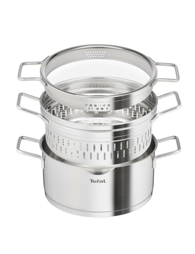 Nordica Steam pot 24 cm/5,2 l. w. steam basket + lid