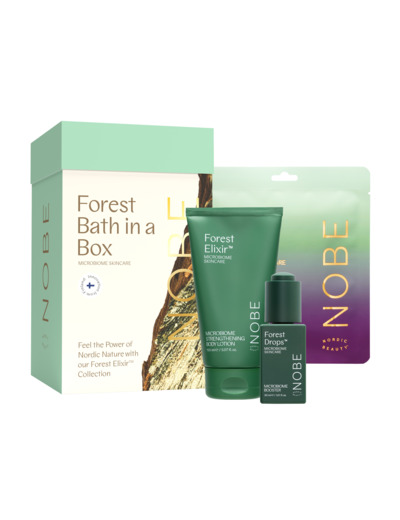 NOBE Forest Bath in a Box - Set 1: Forest Drops® + Body Lotion + Sheet Mask