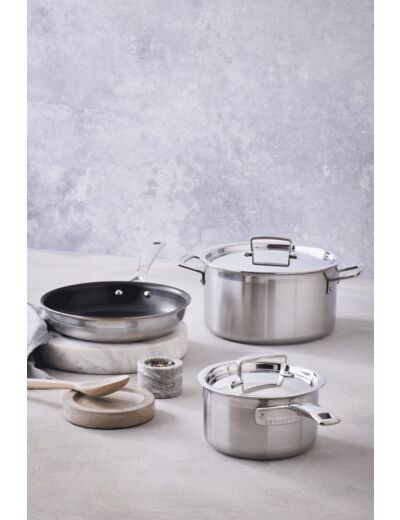 3-ply Stainless Steel 3-piece Cookware Set