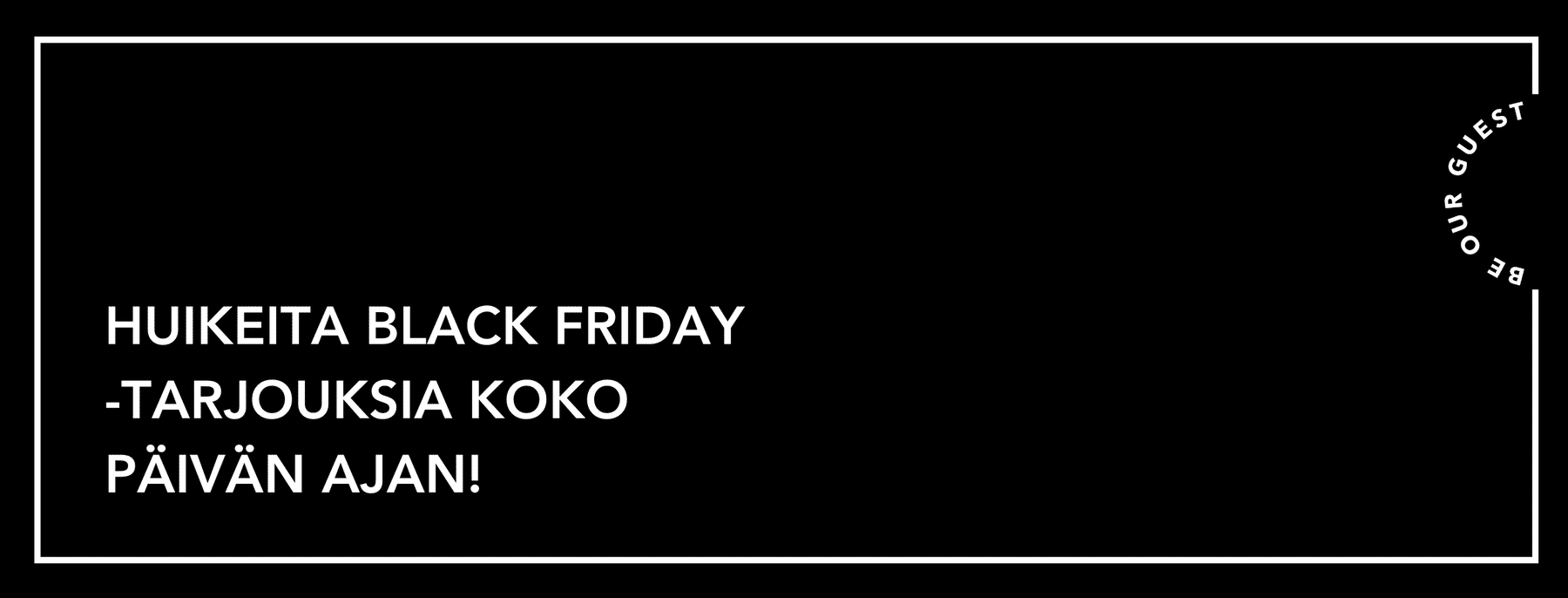 Black Friday -tarjoukset